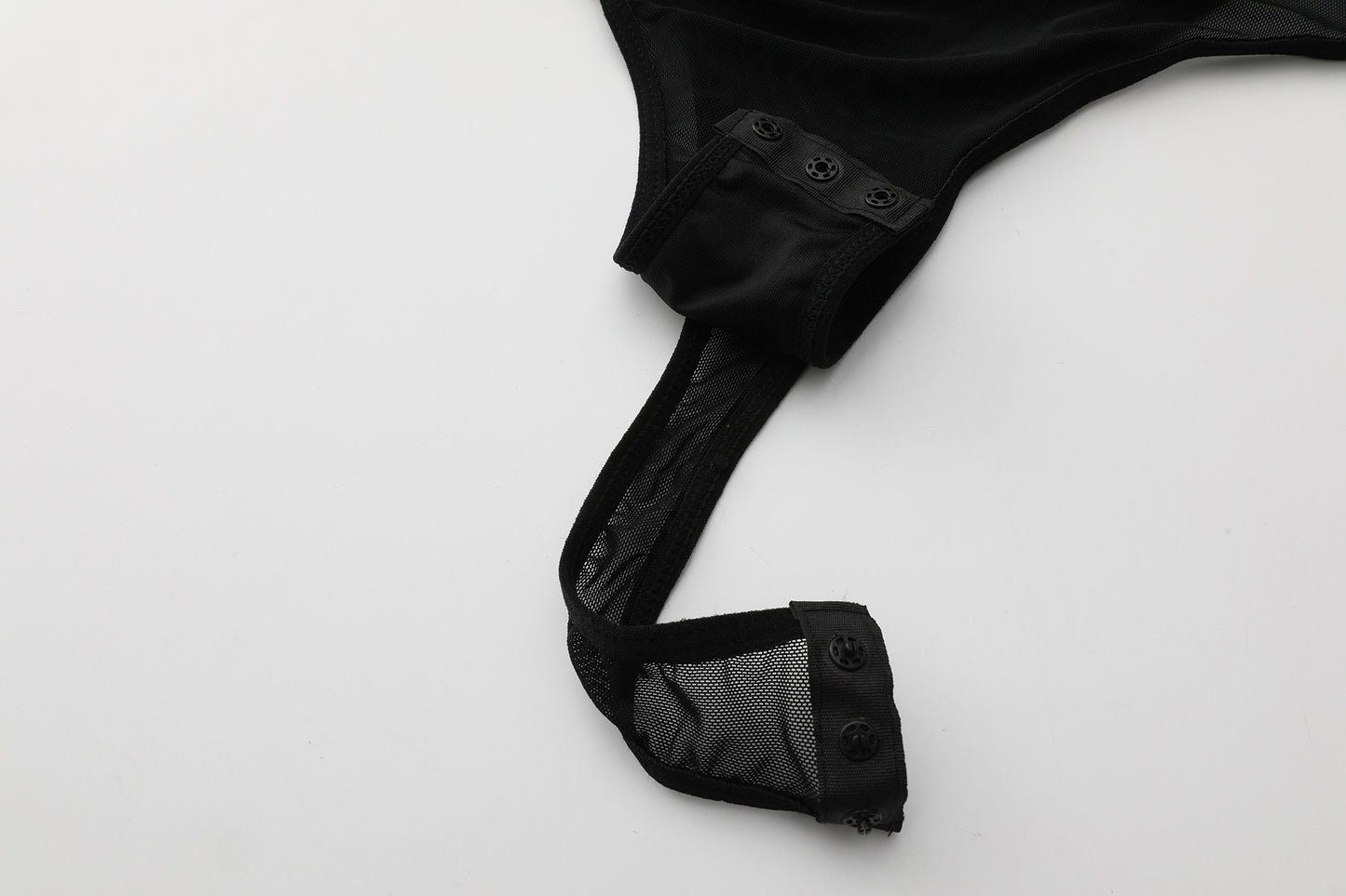 Black Eclipse Sheer Bodysuit Set