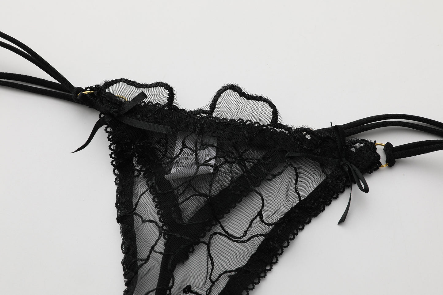 Daphne's Enchanting Floral Lace Lingerie Set