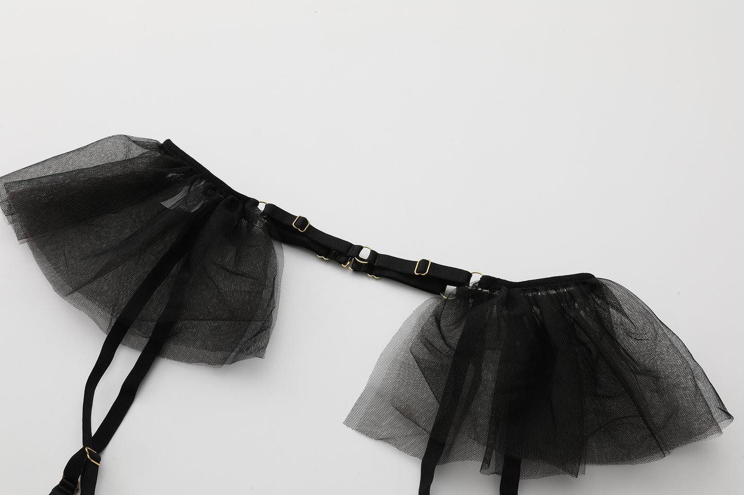 Tessa's Playful Mesh and Tutu Lingerie Set