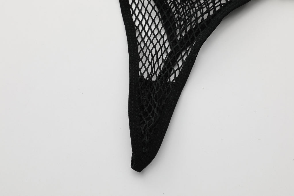 Tessa's Playful Mesh and Tutu Lingerie Set