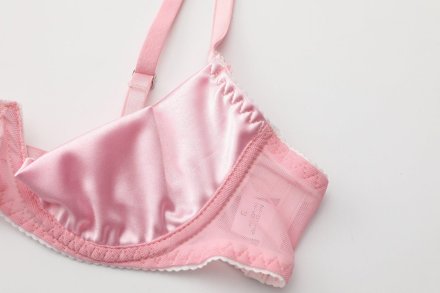 Blush Romance Revealed Lingerie Set with Shiny Nipple Covers
