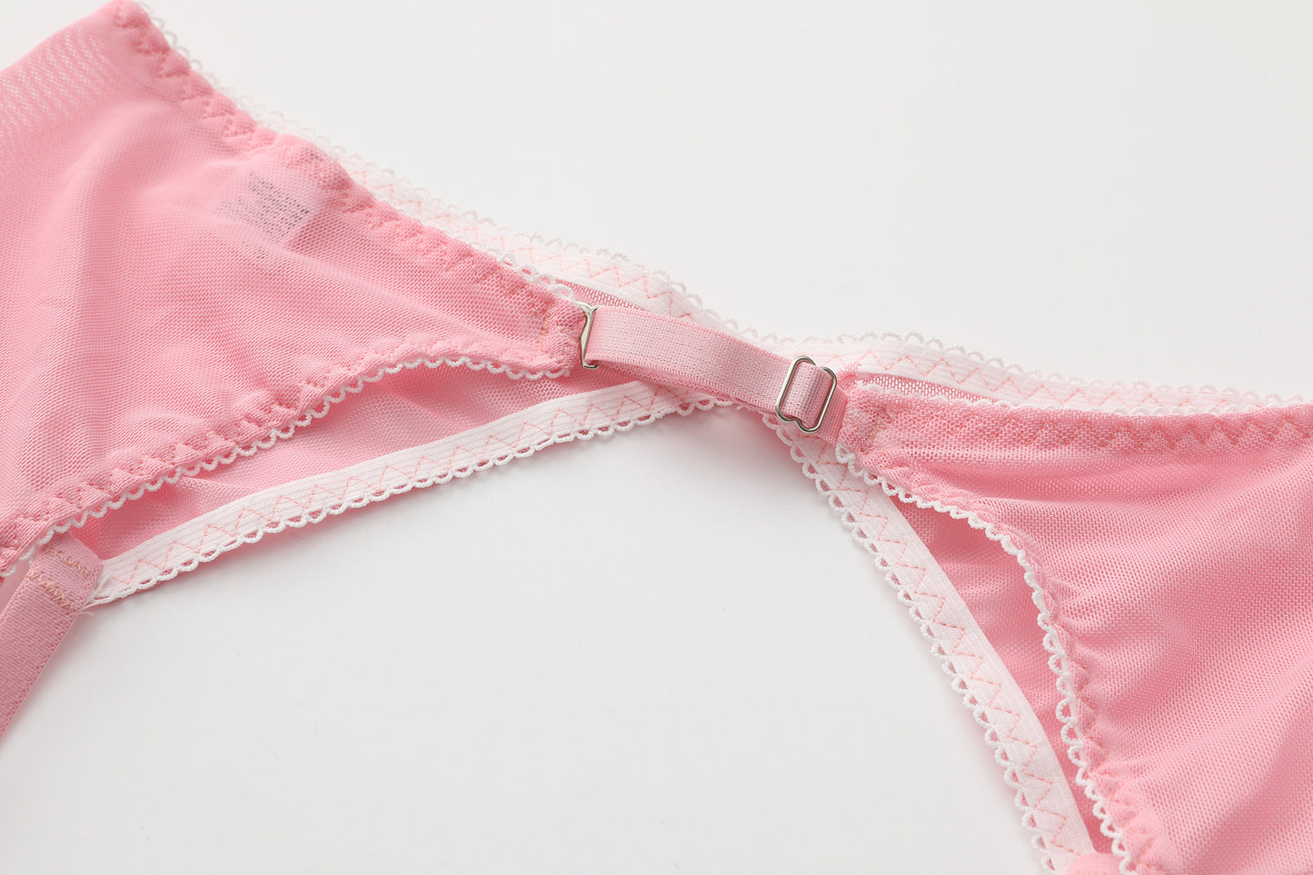 Blush Romance Revealed Lingerie Set with Shiny Nipple Covers