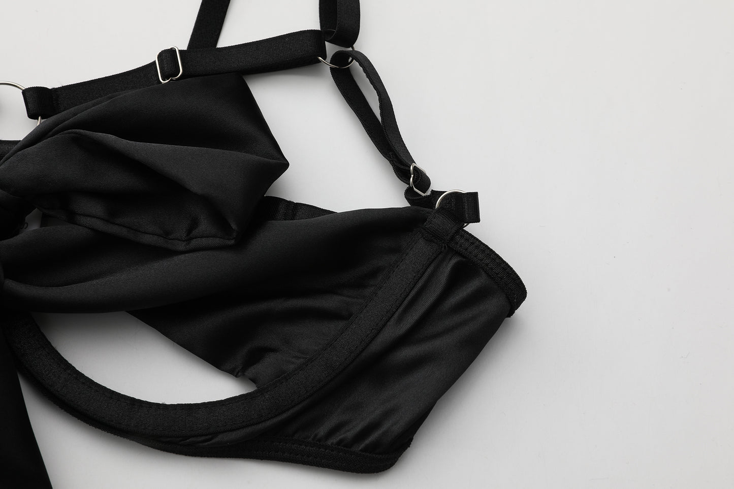 The Bow Bliss Silky Lingerie Set