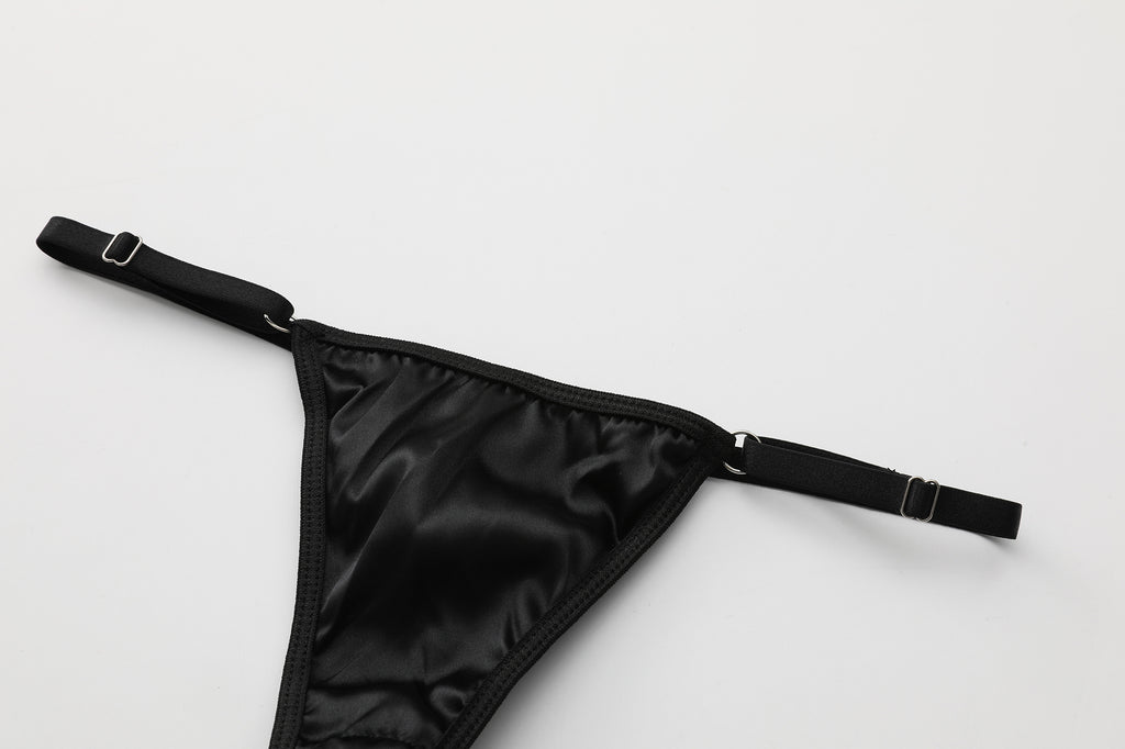 The Bow Bliss Silky Lingerie Set