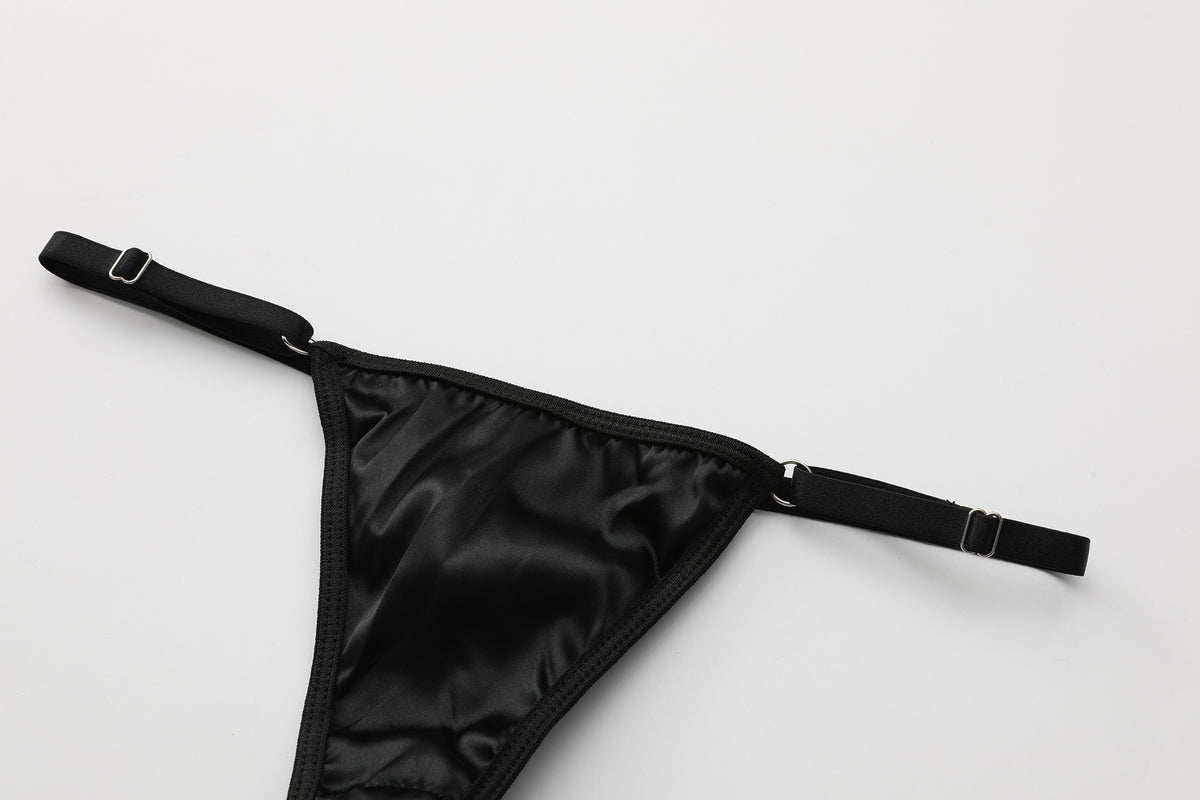 The Bow Bliss Silky Lingerie Set