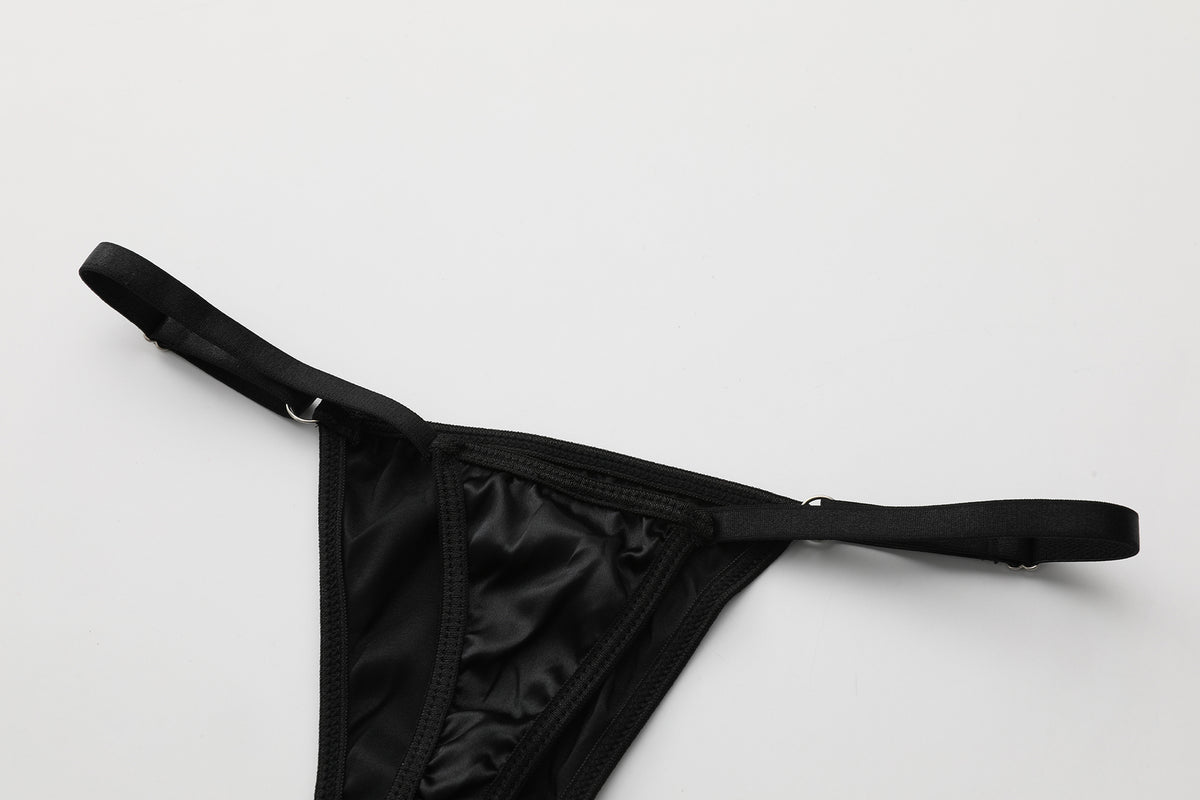 The Bow Bliss Silky Lingerie Set