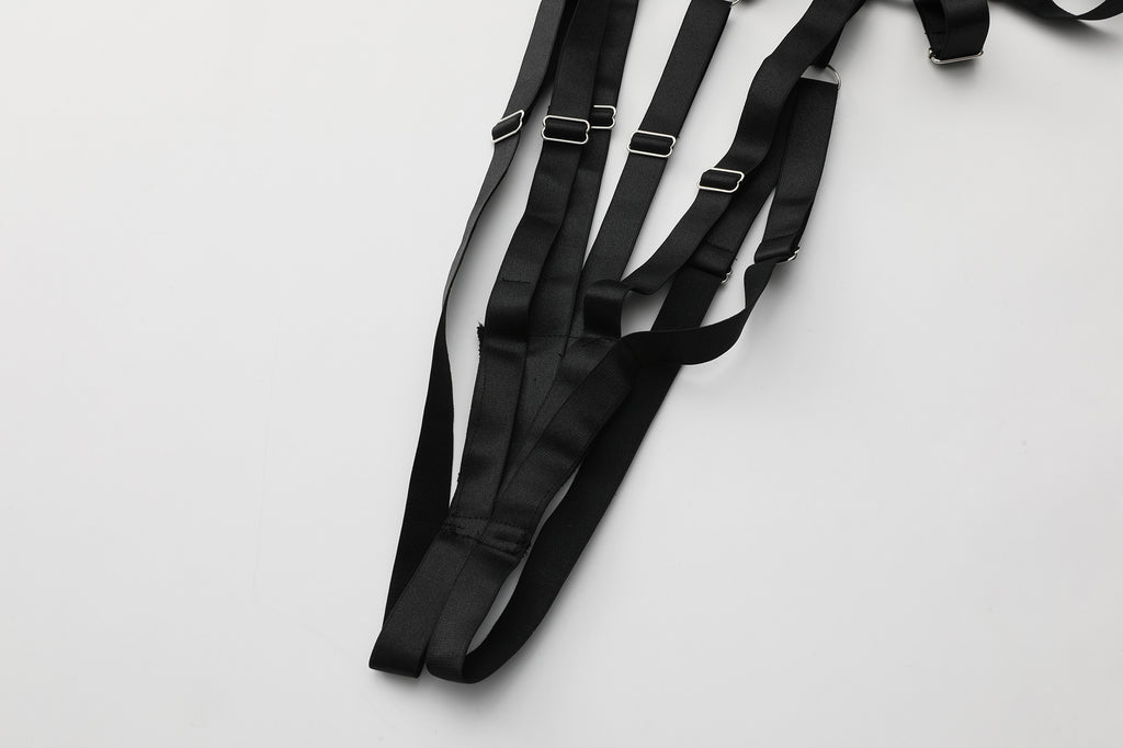 Luna's Midnight Straps Bodysuit Set