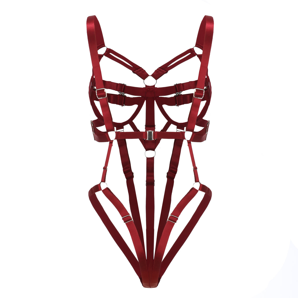 Luna's Midnight Straps Bodysuit Set