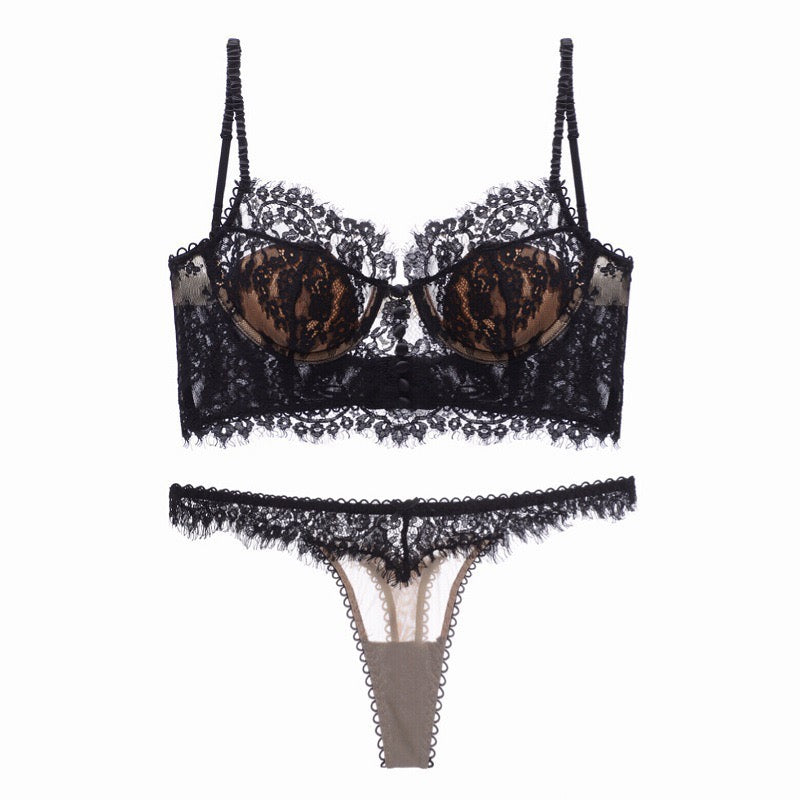 Lacey Noir Lingerie Set