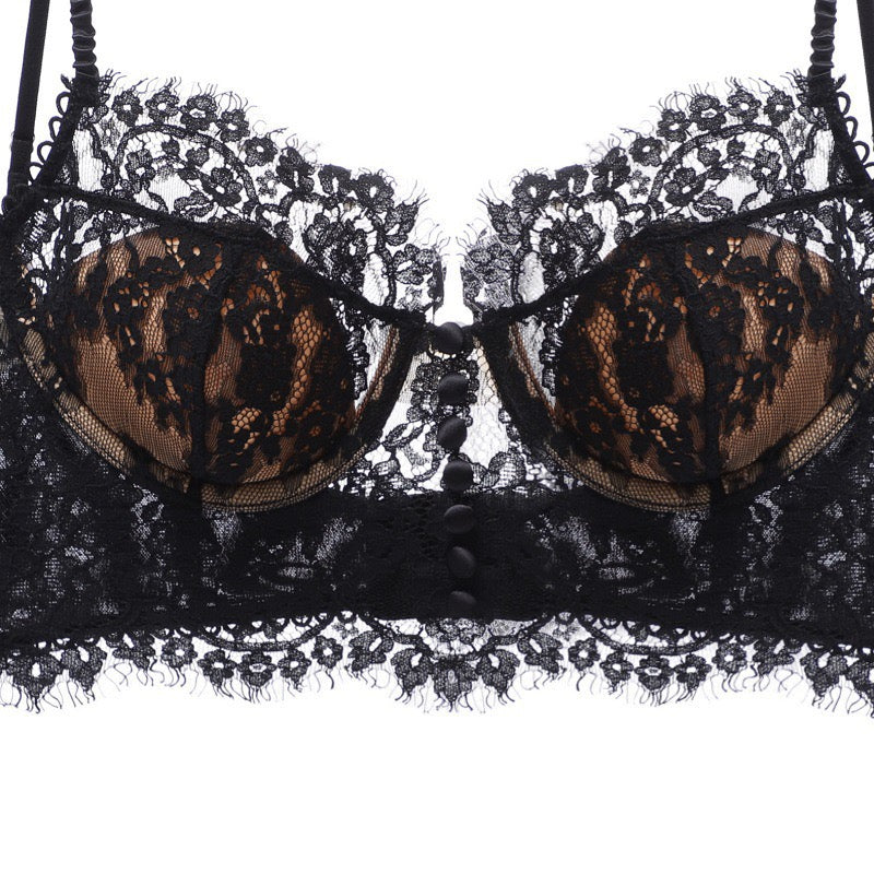 Lacey Noir Lingerie Set