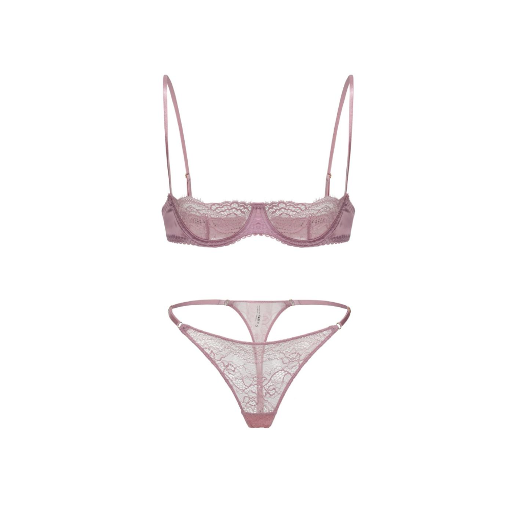 Enchanting Rose Lace Delight Lingerie Set - EVYS Lingerie