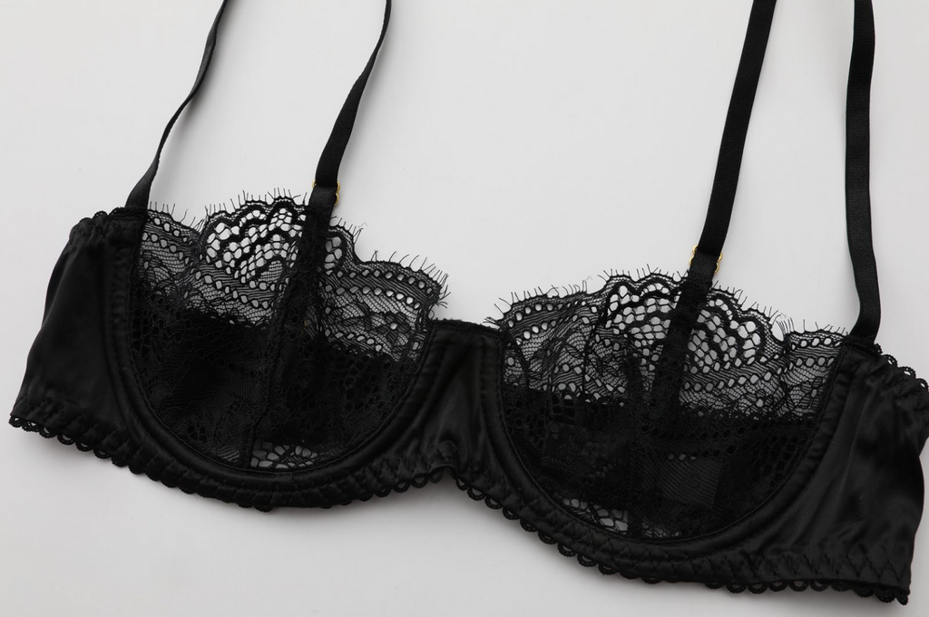 Midnight Temptation Black Lace Lingerie Set - EVYS Lingerie