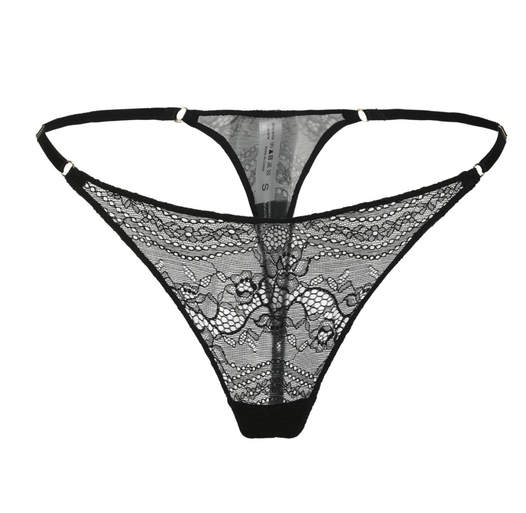 Midnight Temptation Black Lace Lingerie Set - EVYS Lingerie