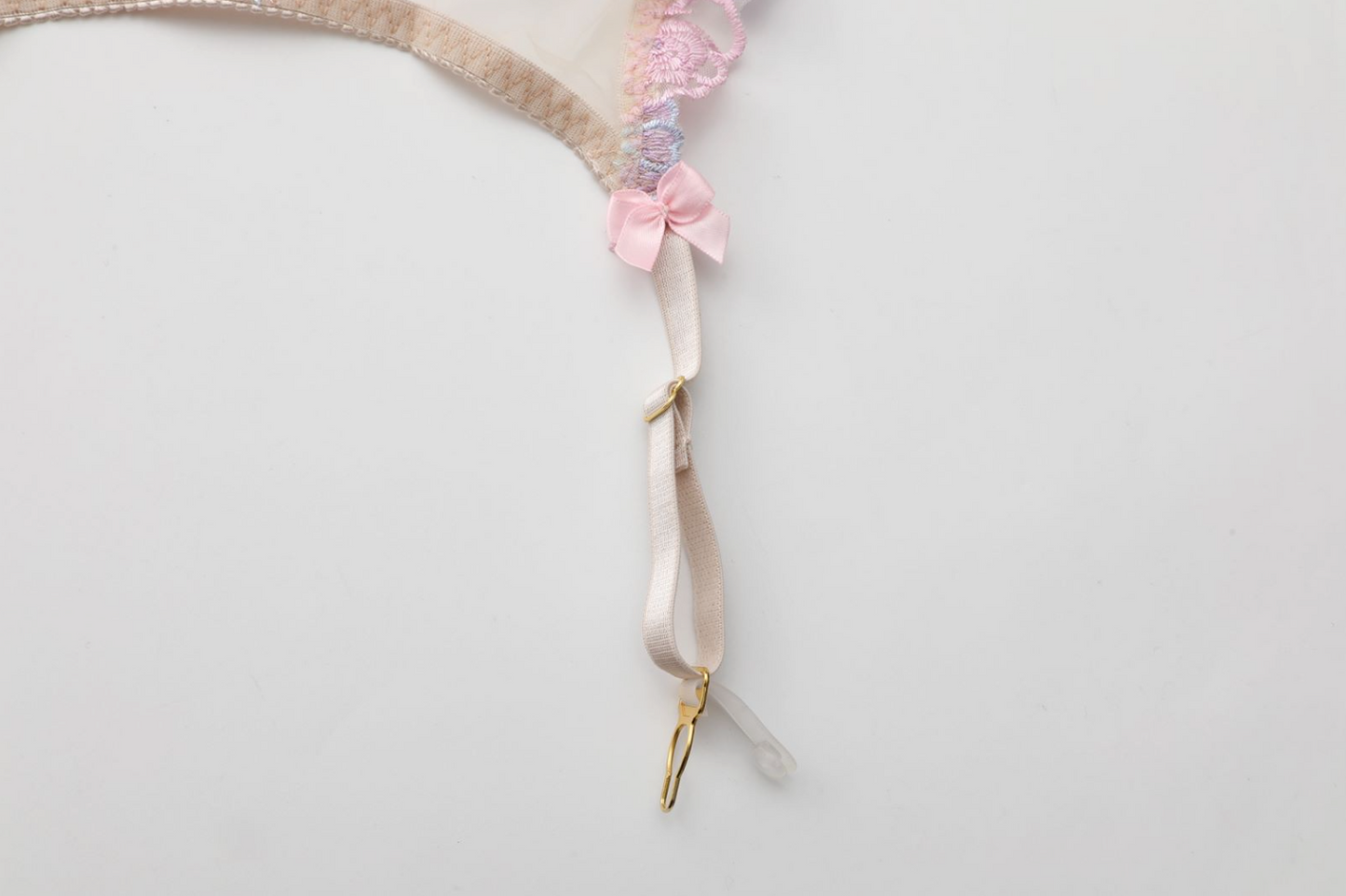 Blooming Romance Pastel Floral Lace Lingerie Set - EVYS Lingerie