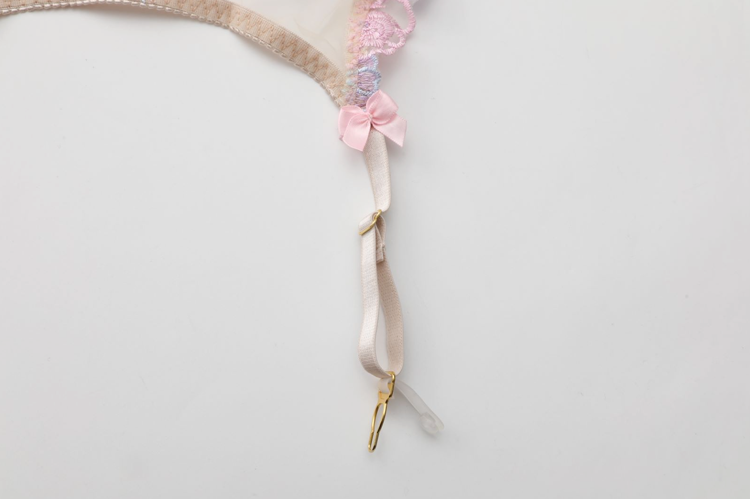Blooming Romance Pastel Floral Lace Lingerie Set - EVYS Lingerie