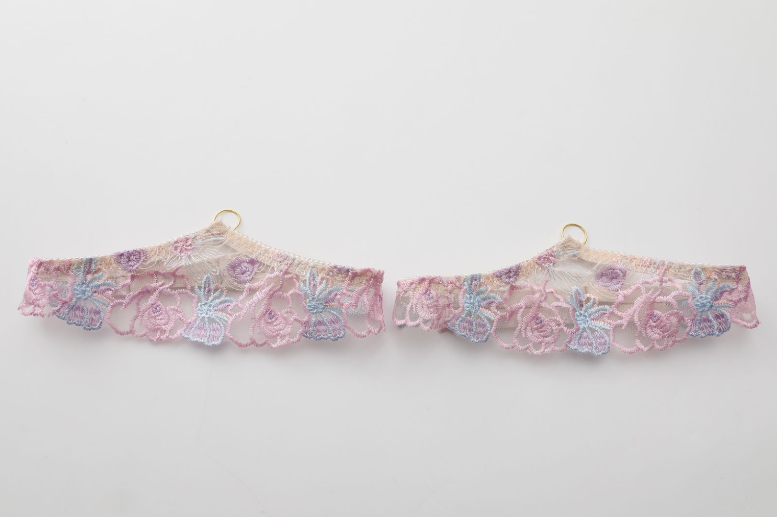 Blooming Romance Pastel Floral Lace Lingerie Set - EVYS Lingerie